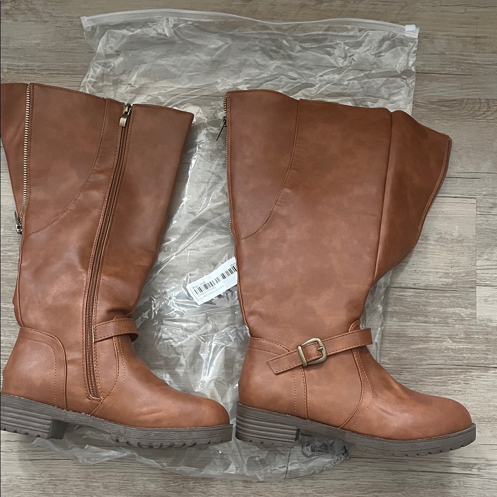 Stylish Brown Over the Knee Boots